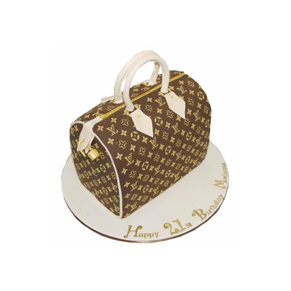 Louis Vuitton purse cake.  Louis vuitton birthday, Louis vuitton